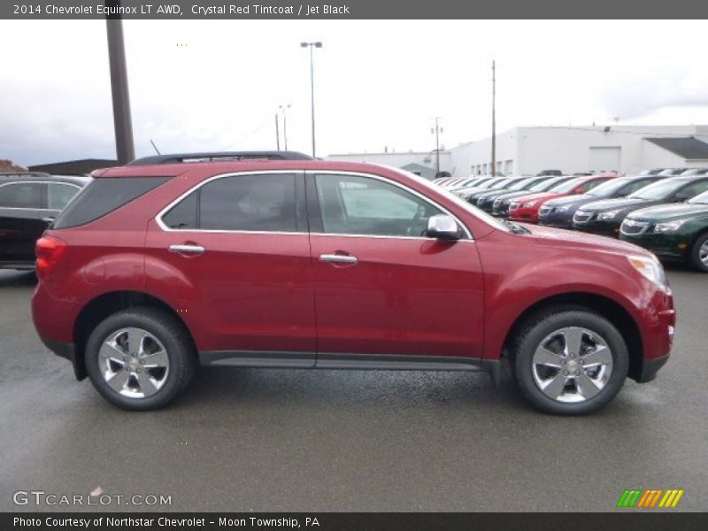 Crystal Red Tintcoat / Jet Black 2014 Chevrolet Equinox LT AWD