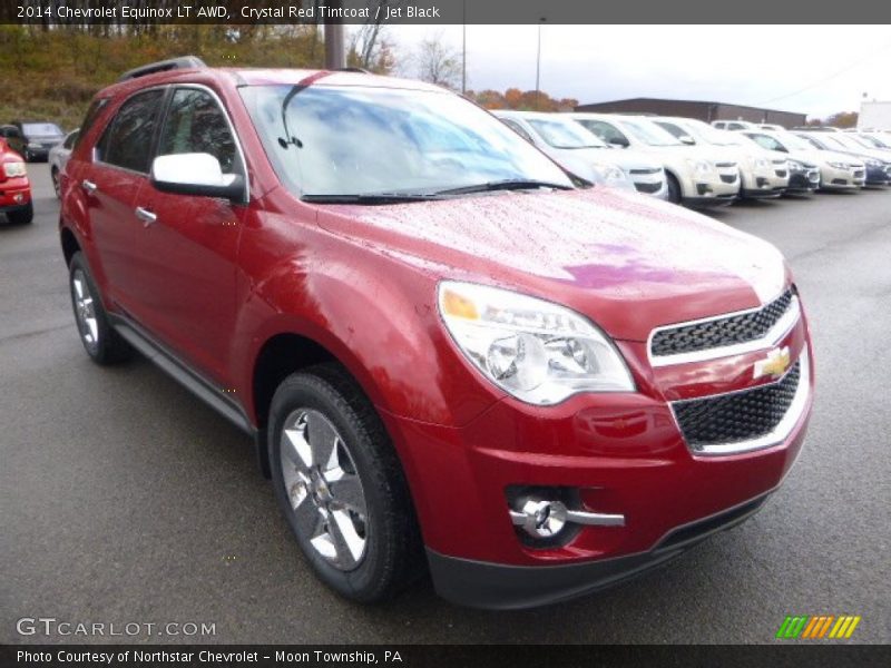 Crystal Red Tintcoat / Jet Black 2014 Chevrolet Equinox LT AWD