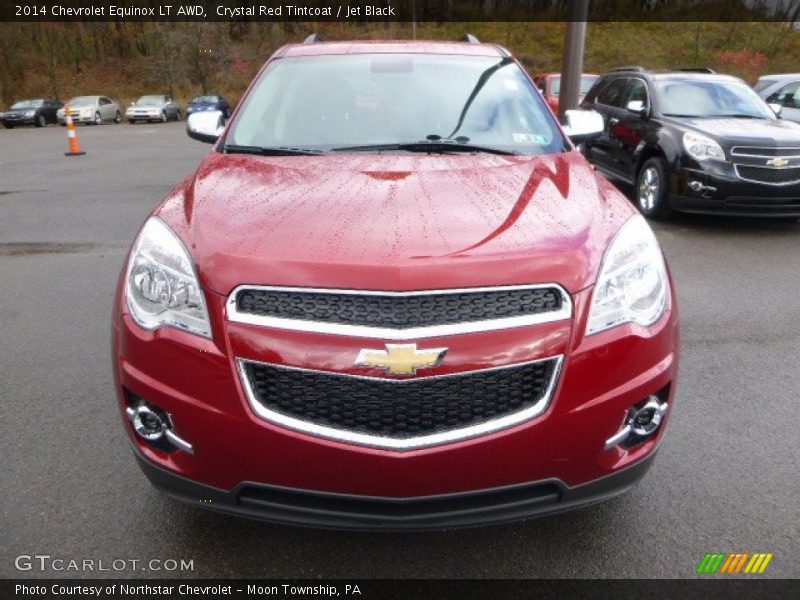Crystal Red Tintcoat / Jet Black 2014 Chevrolet Equinox LT AWD