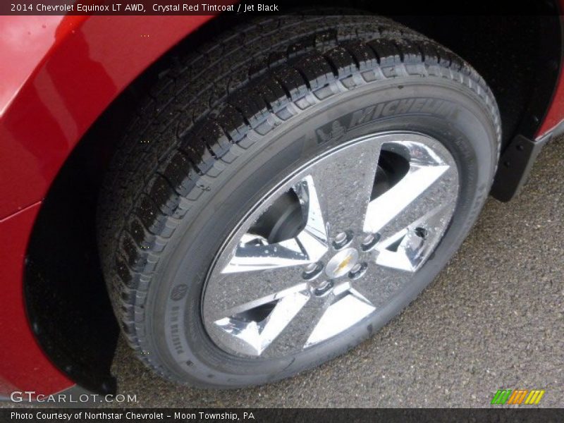 Crystal Red Tintcoat / Jet Black 2014 Chevrolet Equinox LT AWD