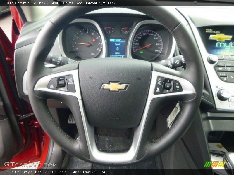Crystal Red Tintcoat / Jet Black 2014 Chevrolet Equinox LT AWD