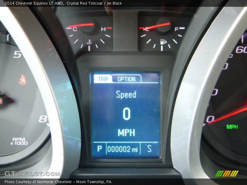 Crystal Red Tintcoat / Jet Black 2014 Chevrolet Equinox LT AWD