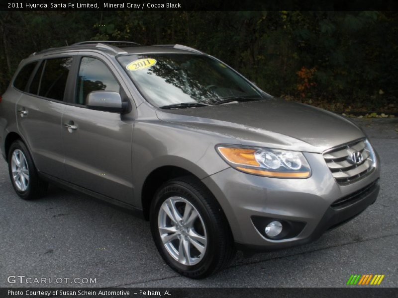 Mineral Gray / Cocoa Black 2011 Hyundai Santa Fe Limited