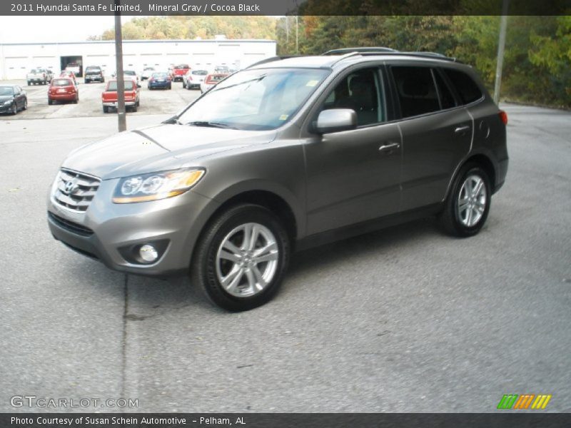 Mineral Gray / Cocoa Black 2011 Hyundai Santa Fe Limited