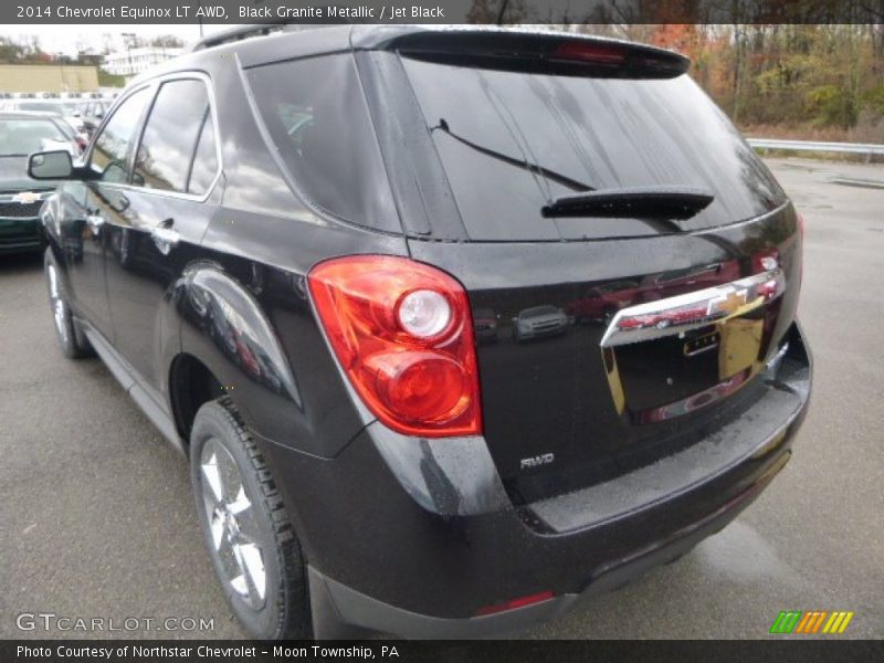 Black Granite Metallic / Jet Black 2014 Chevrolet Equinox LT AWD