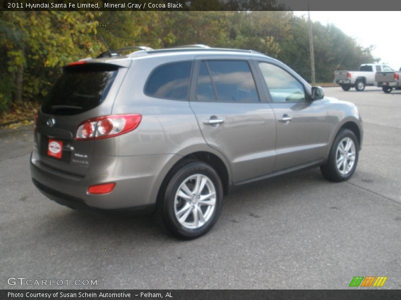Mineral Gray / Cocoa Black 2011 Hyundai Santa Fe Limited