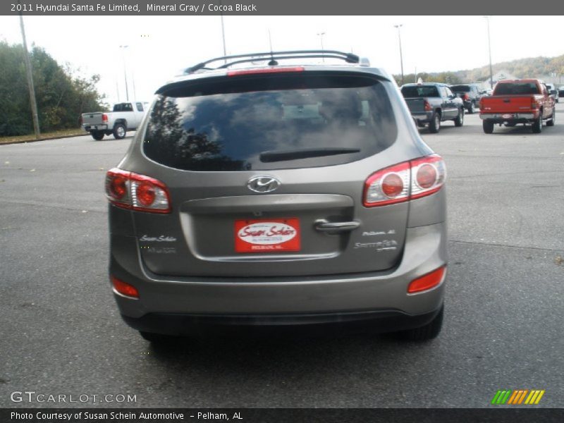 Mineral Gray / Cocoa Black 2011 Hyundai Santa Fe Limited