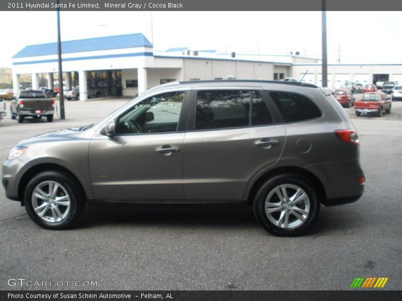 Mineral Gray / Cocoa Black 2011 Hyundai Santa Fe Limited