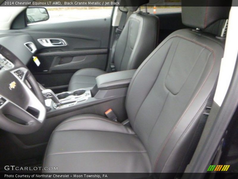 Black Granite Metallic / Jet Black 2014 Chevrolet Equinox LT AWD
