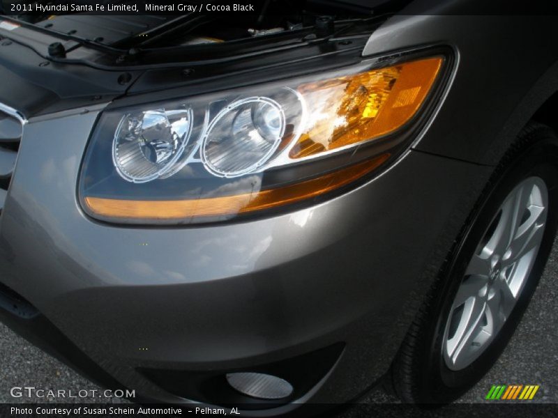 Mineral Gray / Cocoa Black 2011 Hyundai Santa Fe Limited