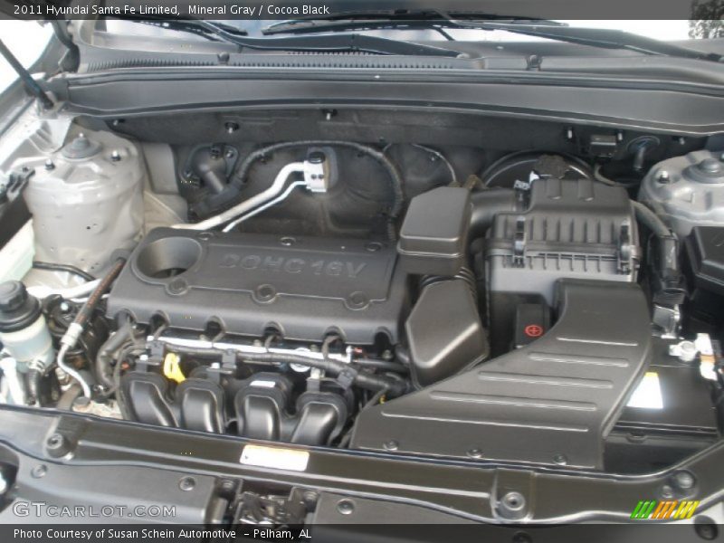 Mineral Gray / Cocoa Black 2011 Hyundai Santa Fe Limited