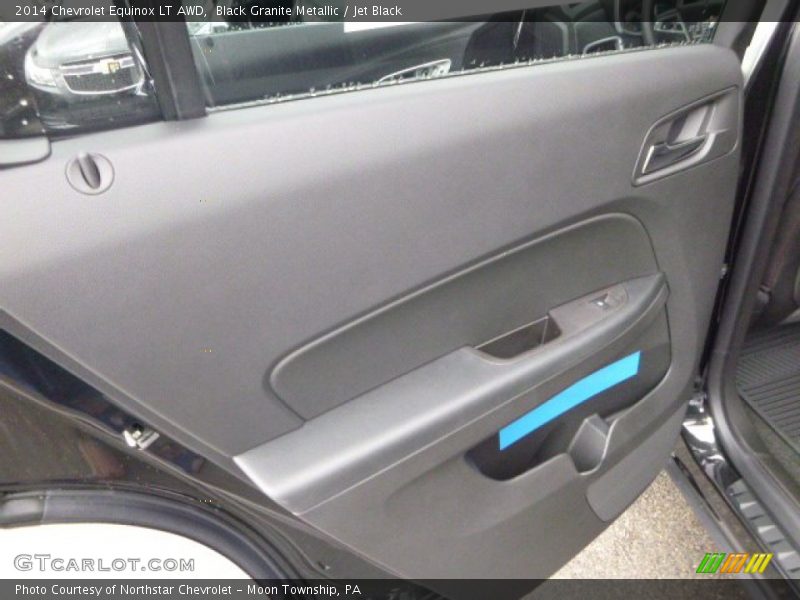 Black Granite Metallic / Jet Black 2014 Chevrolet Equinox LT AWD