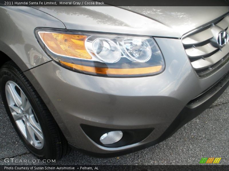 Mineral Gray / Cocoa Black 2011 Hyundai Santa Fe Limited