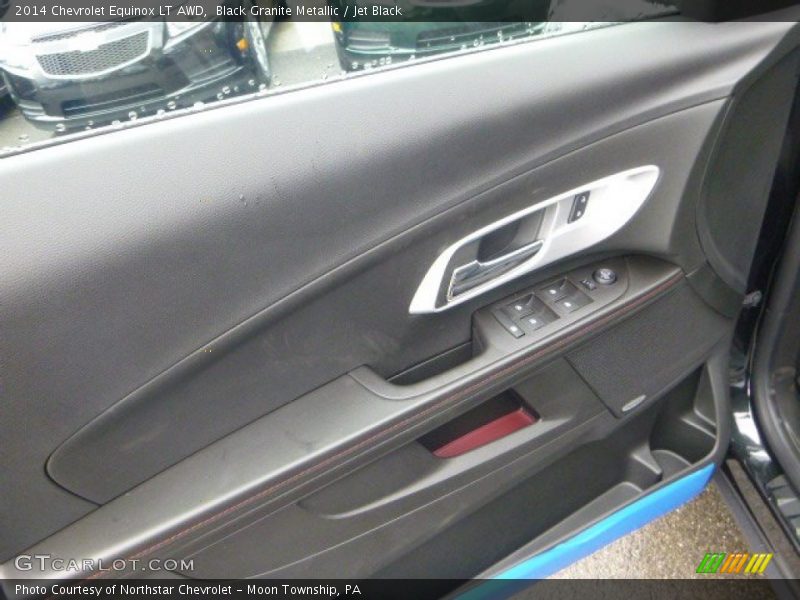 Black Granite Metallic / Jet Black 2014 Chevrolet Equinox LT AWD