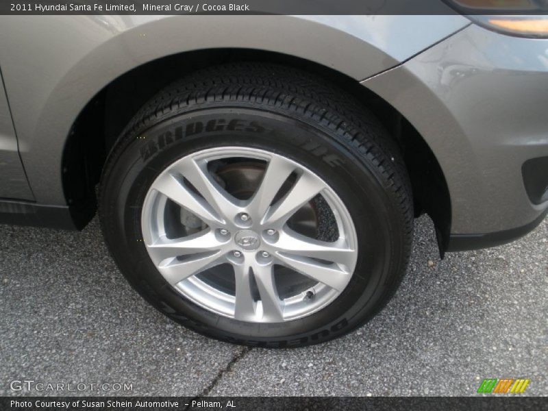 Mineral Gray / Cocoa Black 2011 Hyundai Santa Fe Limited