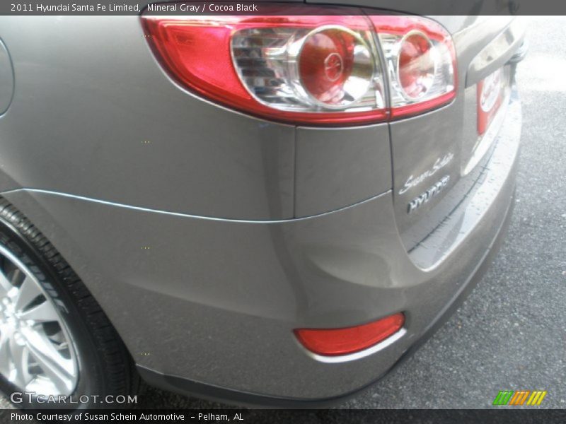 Mineral Gray / Cocoa Black 2011 Hyundai Santa Fe Limited