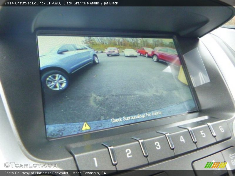 Black Granite Metallic / Jet Black 2014 Chevrolet Equinox LT AWD