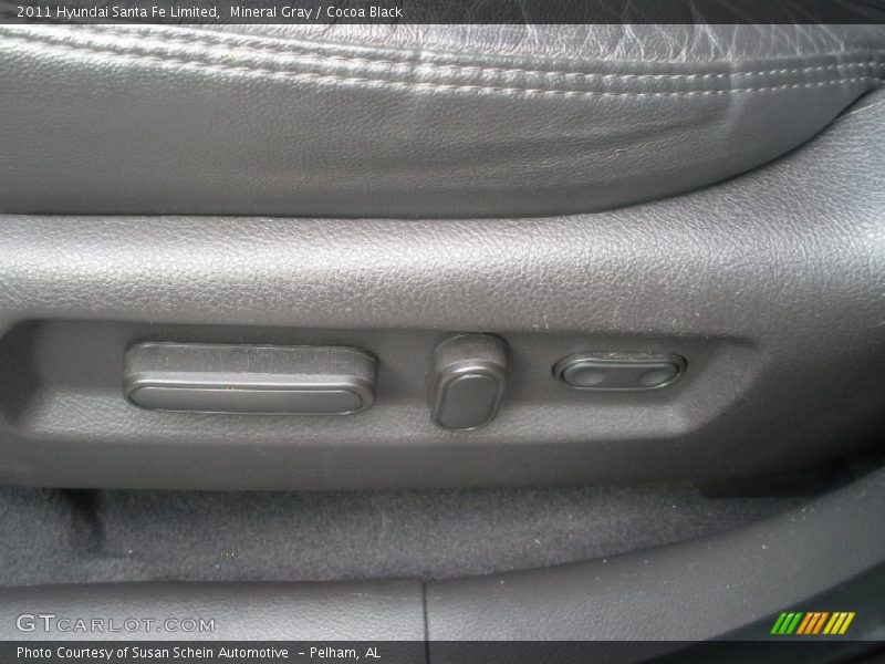 Mineral Gray / Cocoa Black 2011 Hyundai Santa Fe Limited