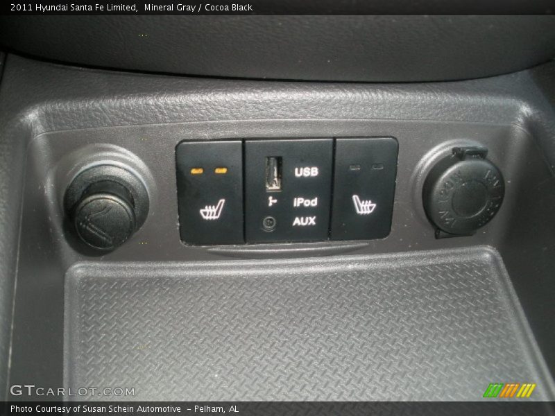 Mineral Gray / Cocoa Black 2011 Hyundai Santa Fe Limited