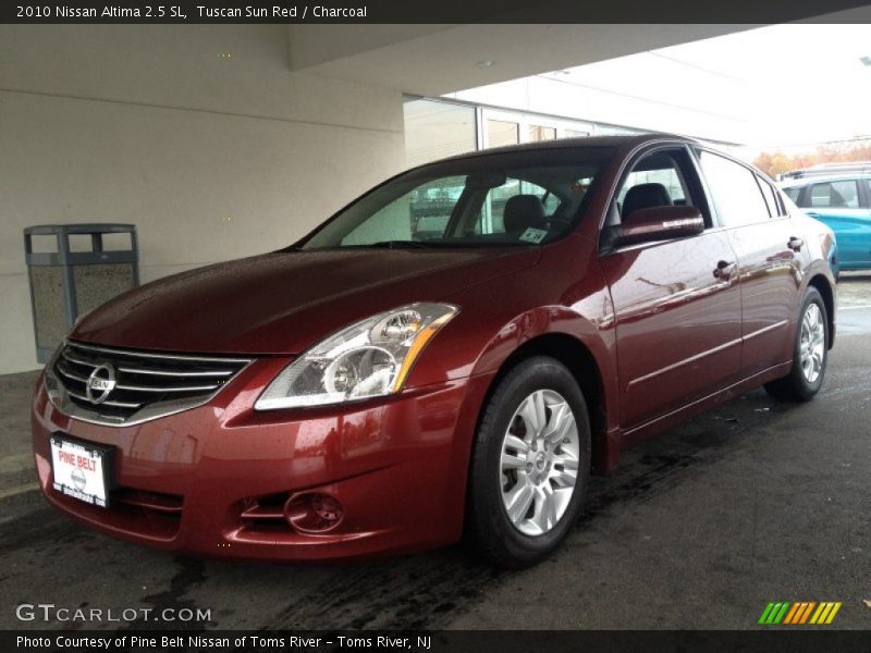 Tuscan Sun Red / Charcoal 2010 Nissan Altima 2.5 SL