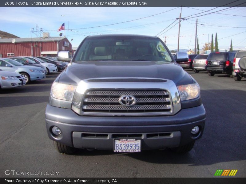 Slate Gray Metallic / Graphite Gray 2008 Toyota Tundra Limited CrewMax 4x4
