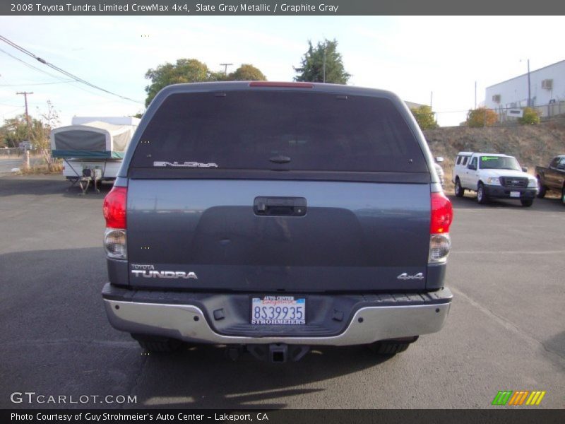Slate Gray Metallic / Graphite Gray 2008 Toyota Tundra Limited CrewMax 4x4