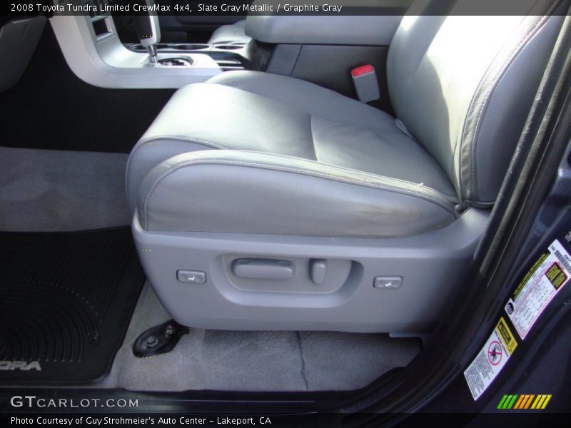 Slate Gray Metallic / Graphite Gray 2008 Toyota Tundra Limited CrewMax 4x4