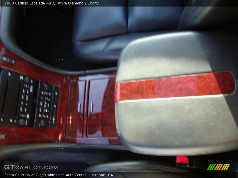 White Diamond / Ebony 2008 Cadillac Escalade AWD