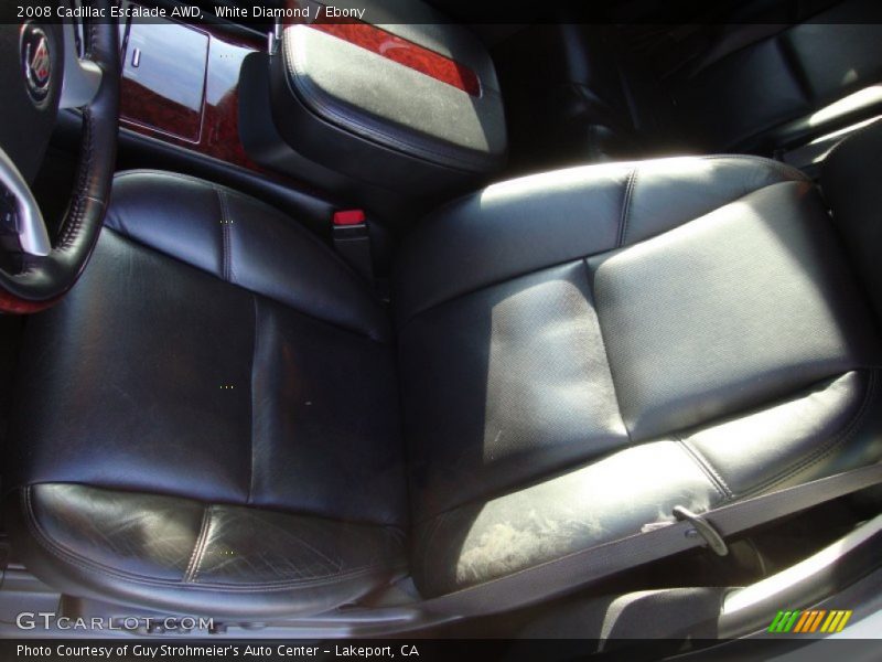 White Diamond / Ebony 2008 Cadillac Escalade AWD