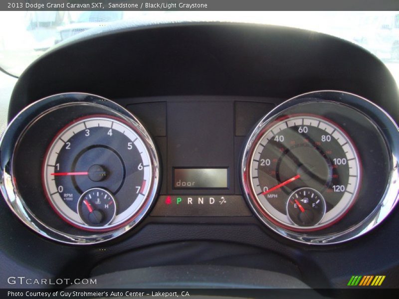 Sandstone / Black/Light Graystone 2013 Dodge Grand Caravan SXT