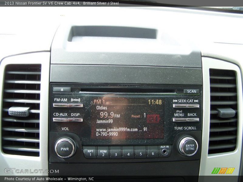 Brilliant Silver / Steel 2013 Nissan Frontier SV V6 Crew Cab 4x4