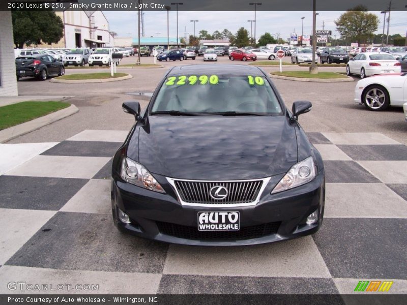 Smoky Granite Mica / Light Gray 2010 Lexus IS 250