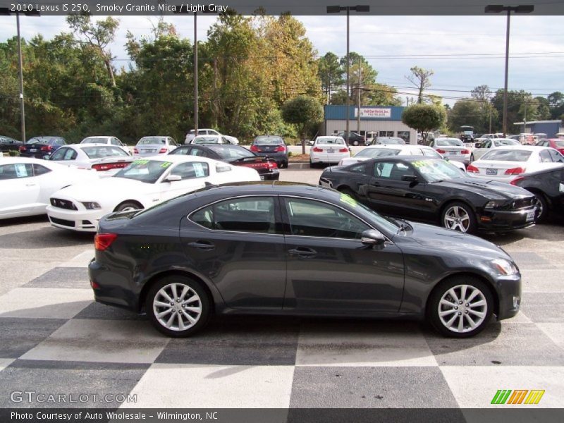 Smoky Granite Mica / Light Gray 2010 Lexus IS 250