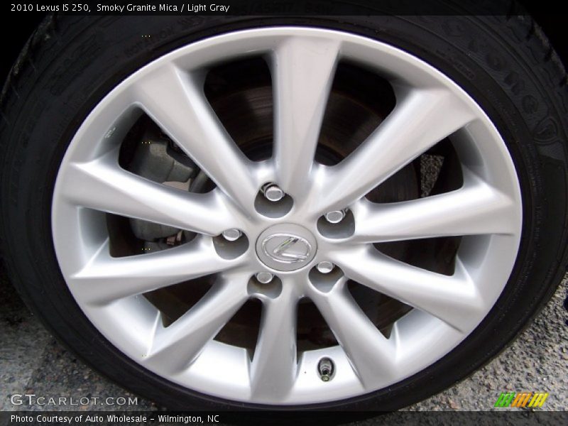 Smoky Granite Mica / Light Gray 2010 Lexus IS 250