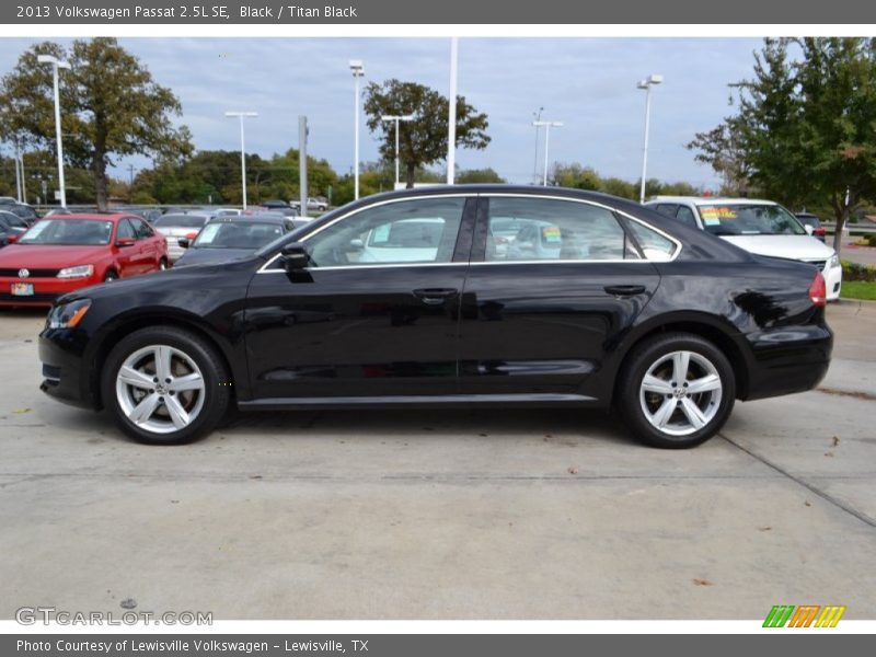 Black / Titan Black 2013 Volkswagen Passat 2.5L SE