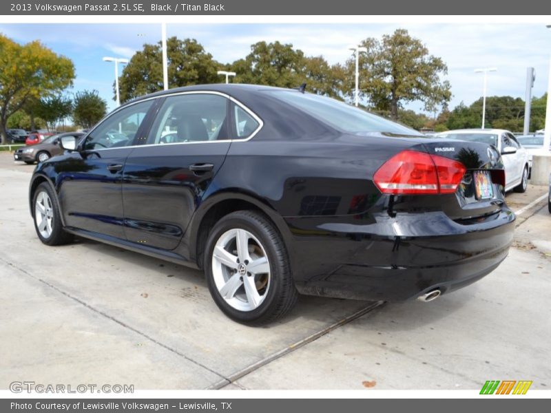 Black / Titan Black 2013 Volkswagen Passat 2.5L SE