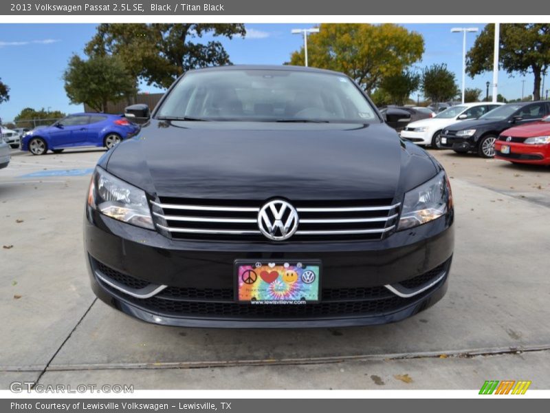 Black / Titan Black 2013 Volkswagen Passat 2.5L SE