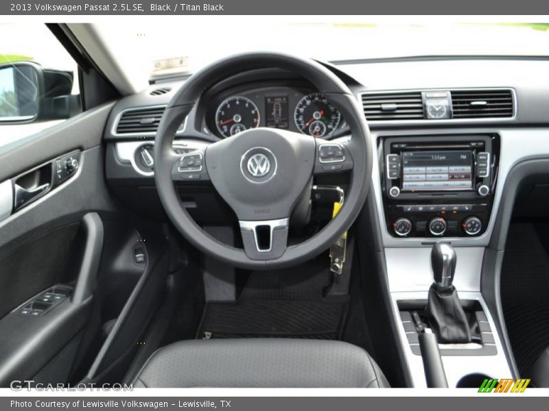 Black / Titan Black 2013 Volkswagen Passat 2.5L SE