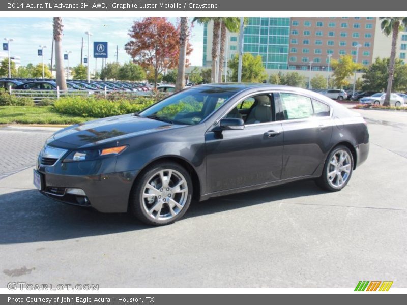 Graphite Luster Metallic / Graystone 2014 Acura TL Advance SH-AWD