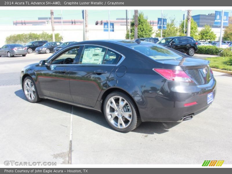 Graphite Luster Metallic / Graystone 2014 Acura TL Advance SH-AWD