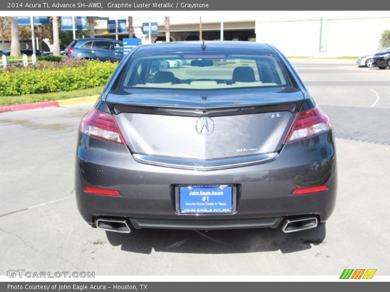 Graphite Luster Metallic / Graystone 2014 Acura TL Advance SH-AWD