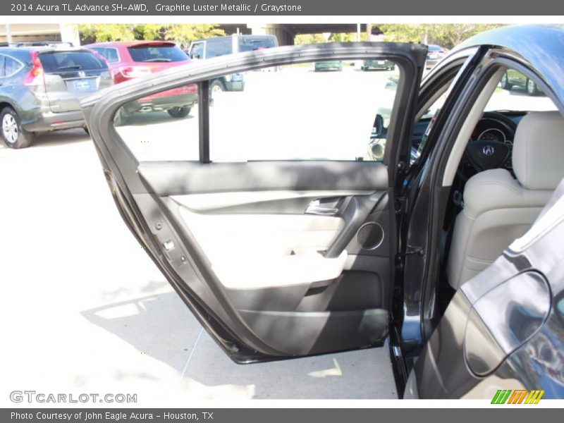 Graphite Luster Metallic / Graystone 2014 Acura TL Advance SH-AWD