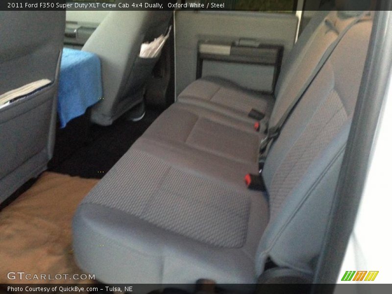 Oxford White / Steel 2011 Ford F350 Super Duty XLT Crew Cab 4x4 Dually