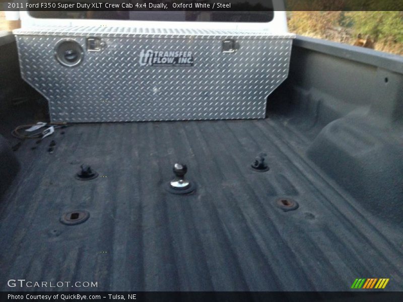 Oxford White / Steel 2011 Ford F350 Super Duty XLT Crew Cab 4x4 Dually