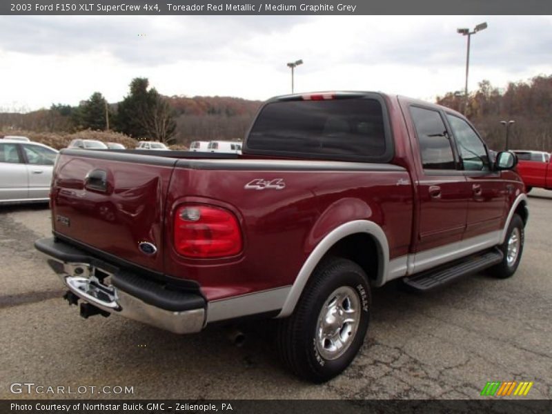 Toreador Red Metallic / Medium Graphite Grey 2003 Ford F150 XLT SuperCrew 4x4