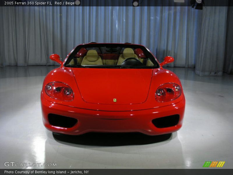 Red / Beige 2005 Ferrari 360 Spider F1
