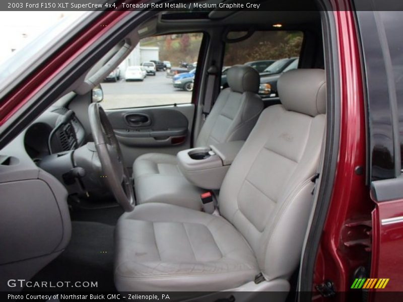 Toreador Red Metallic / Medium Graphite Grey 2003 Ford F150 XLT SuperCrew 4x4