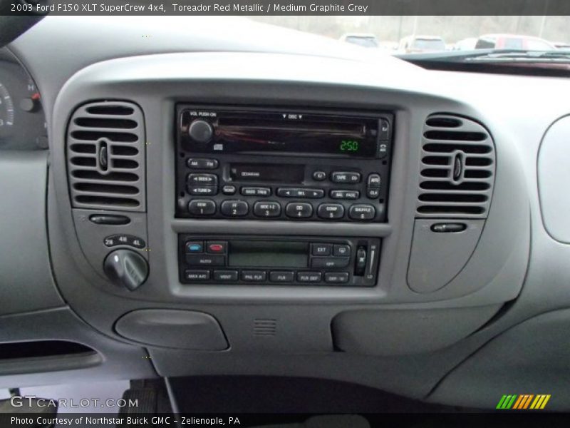 Toreador Red Metallic / Medium Graphite Grey 2003 Ford F150 XLT SuperCrew 4x4