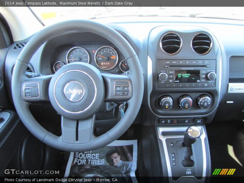 Maximum Steel Metallic / Dark Slate Gray 2014 Jeep Compass Latitude