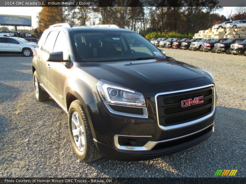 Iridium Metallic / Ebony 2014 GMC Acadia SLE